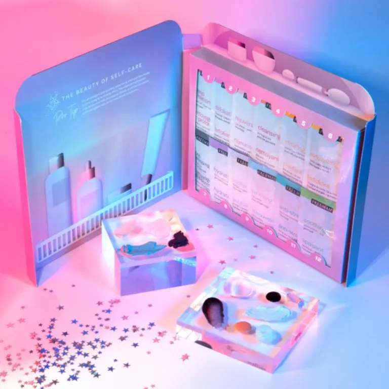 FREEMAN 12PCS Mask   Chill Self-Care Skincare Fridge مجموعة ماسكات للعناية بالبشرة من فريمان
