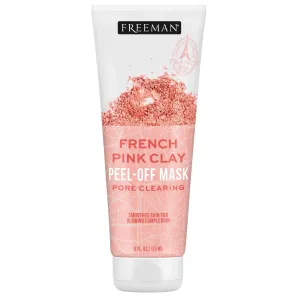 FREEMAN French Pink Clay Peel Off Mask Pore Clearing ماسك مقشر للبشرة بالطين الوردي