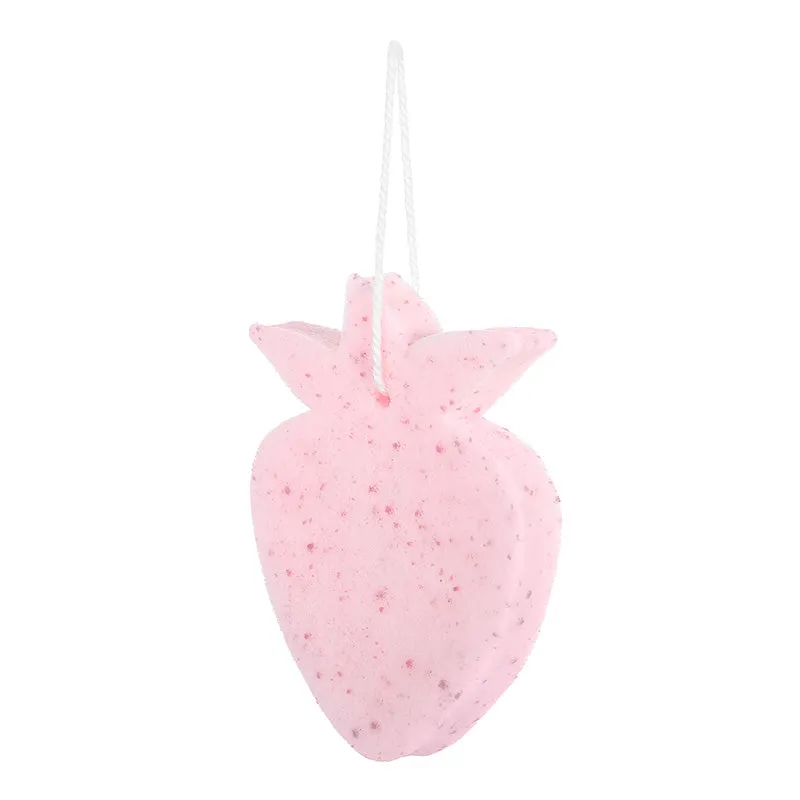 Fruit Series Facial Cleansing Puff (Strawberry)