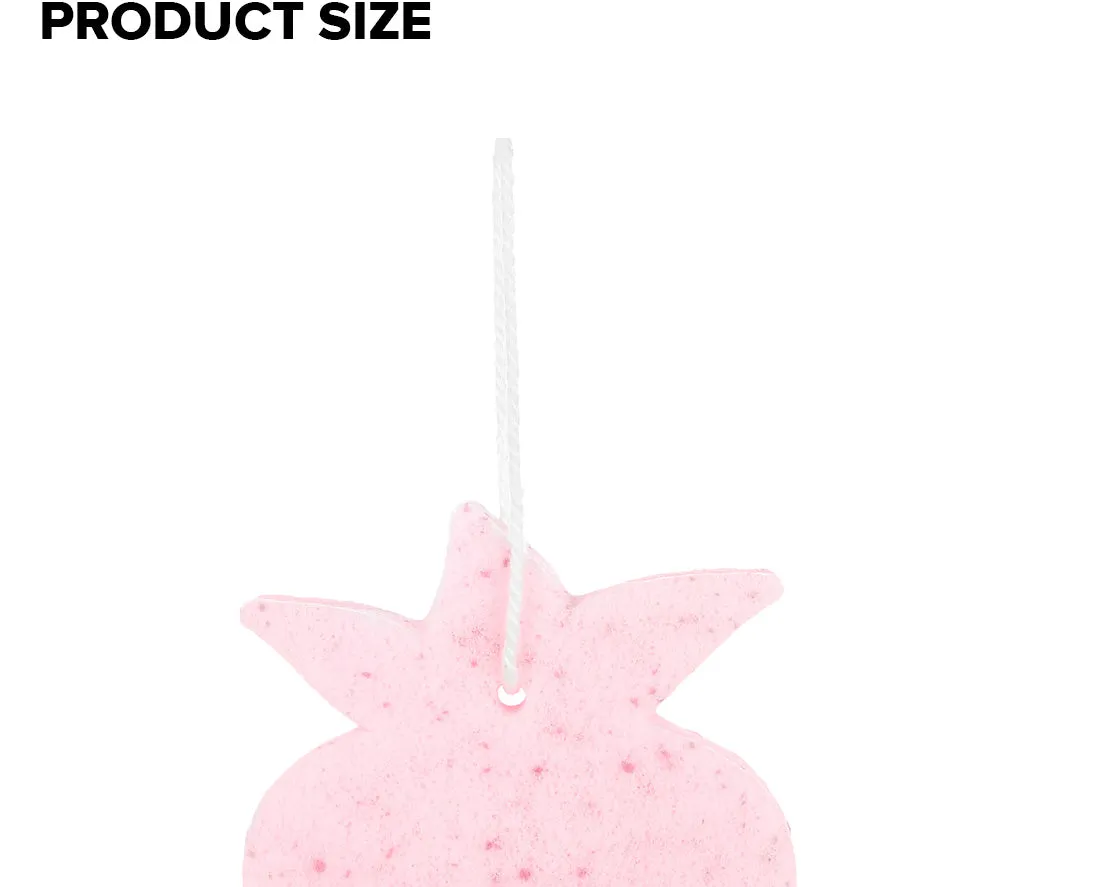 Fruit Series Facial Cleansing Puff (Strawberry)
