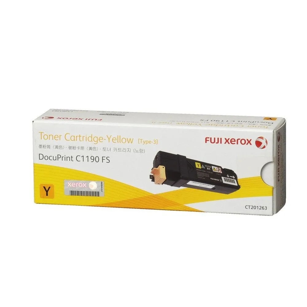 Fuji Xerox CT201261/CT201262/CT201263 3K Toner Cartridge (Cyan/Magenta/Yellow) (CLEARANCE SALE)