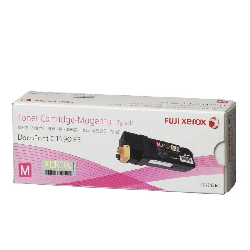 Fuji Xerox CT201261/CT201262/CT201263 3K Toner Cartridge (Cyan/Magenta/Yellow) (CLEARANCE SALE)