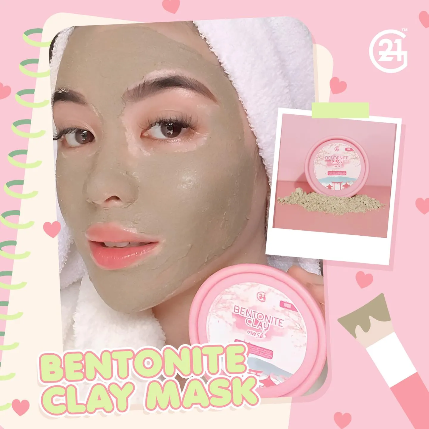 G21 Sakura Bentonite Claymask