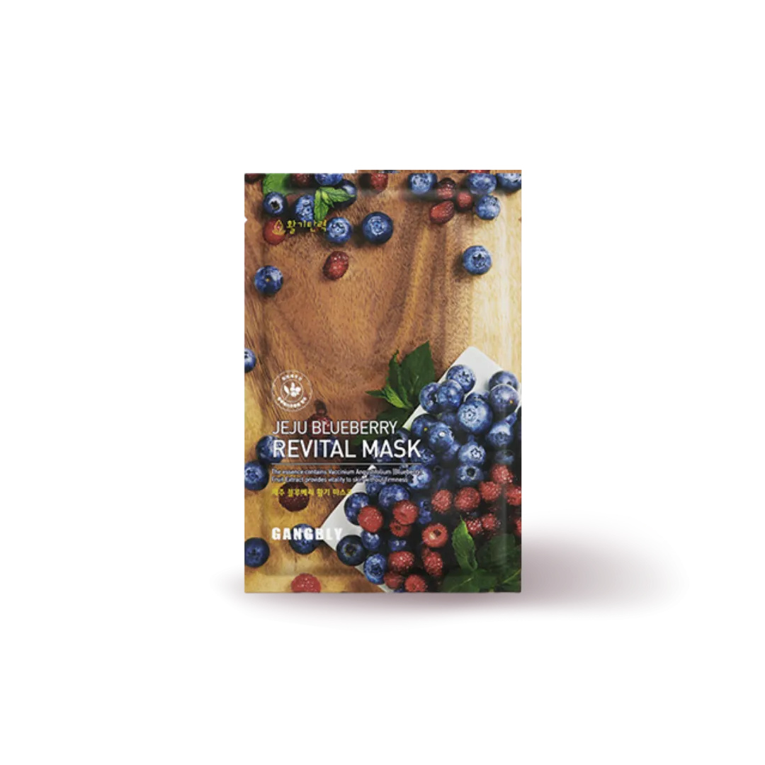 [GANGBLY] Jeju Blueberry Revital Mask