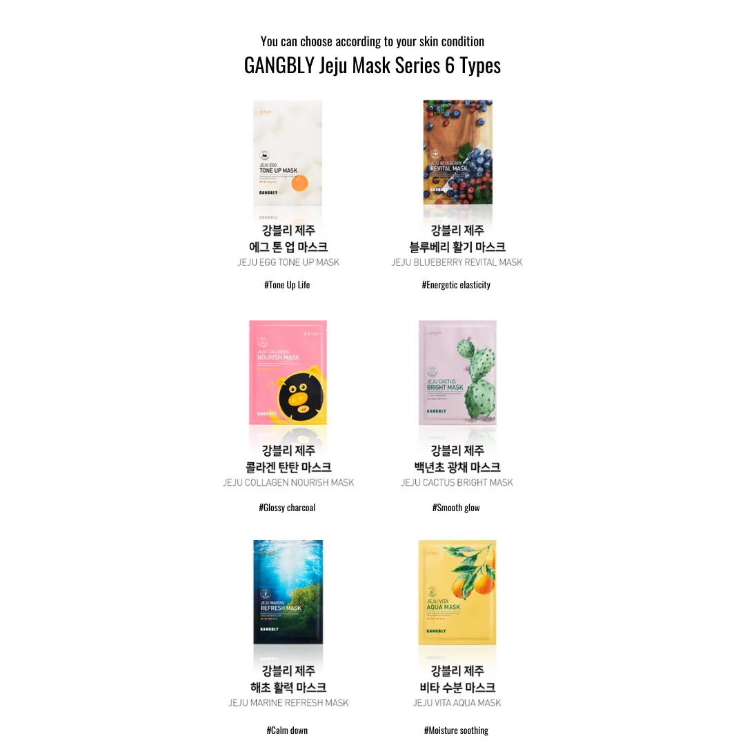 [GANGBLY] Jeju Blueberry Revital Mask