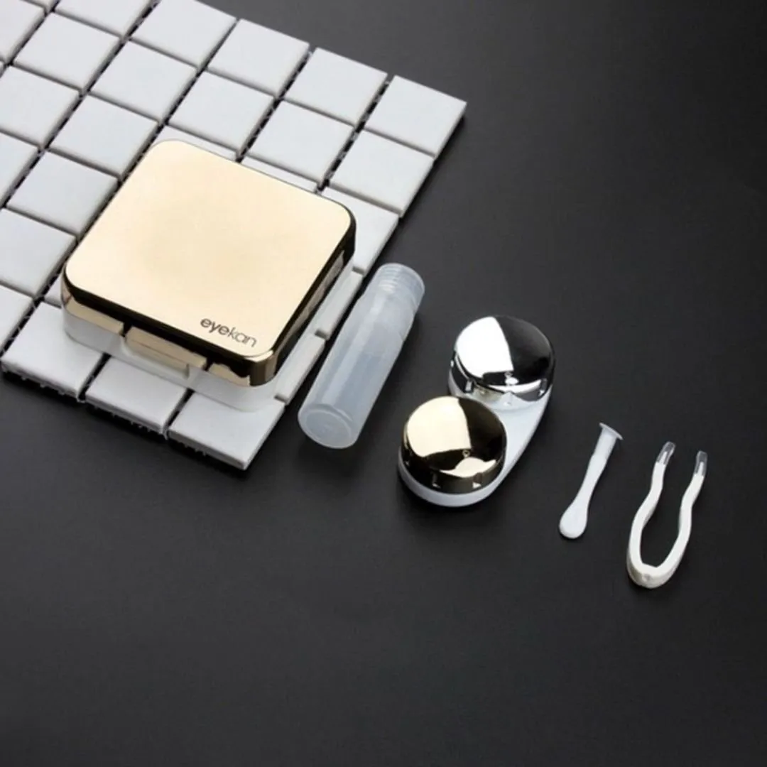 Geekmonkey Eye lens kit | Travel Contact Lens Box [5 Items]