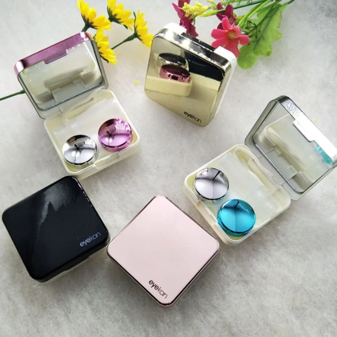 Geekmonkey Eye lens kit | Travel Contact Lens Box [5 Items]