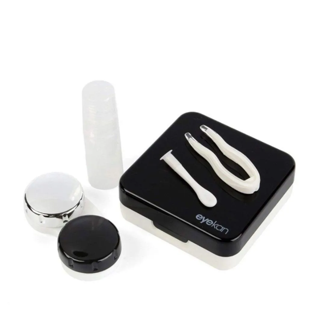 Geekmonkey Eye lens kit | Travel Contact Lens Box [5 Items]