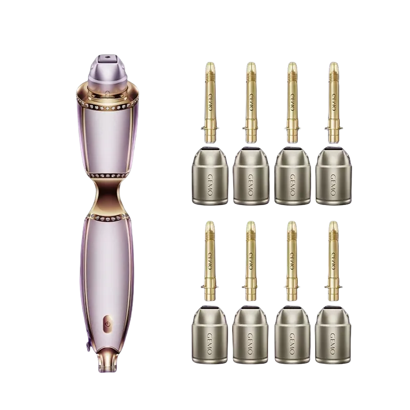 GEMO High End Needle-free Mesotherapy Beauty Device W10 with Anti-Aging Supply Pack