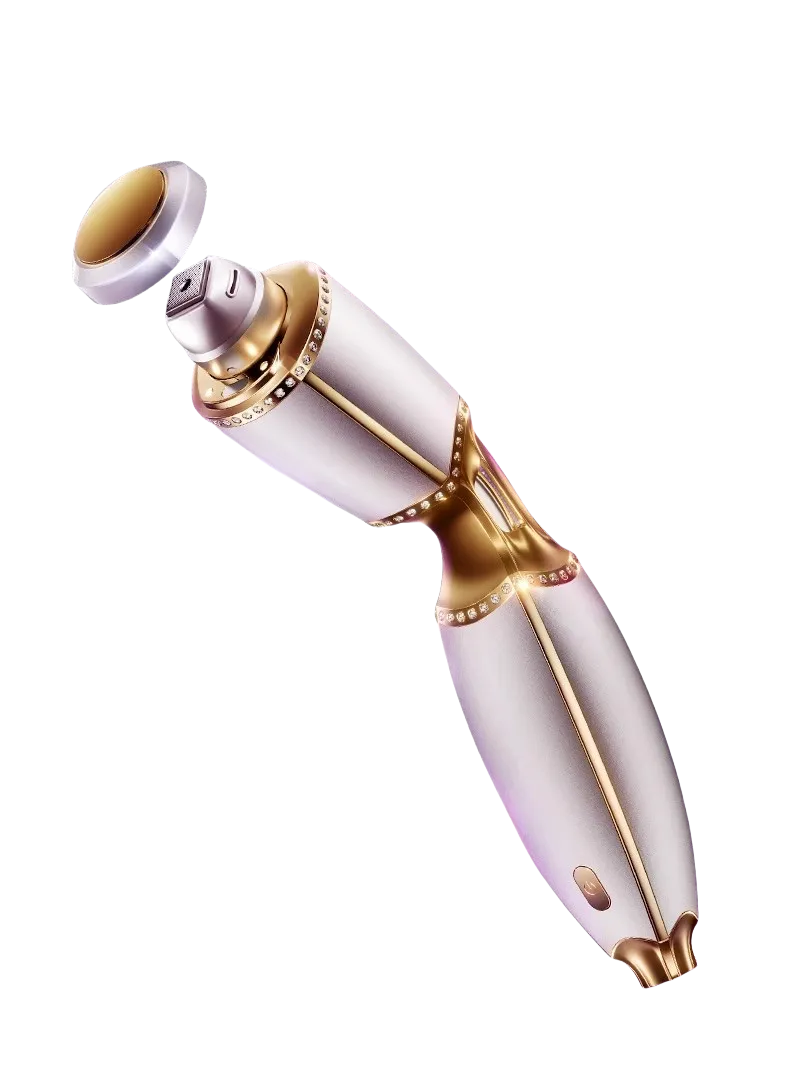 GEMO High End Needle-free Mesotherapy Beauty Device W10 with Anti-Aging Supply Pack