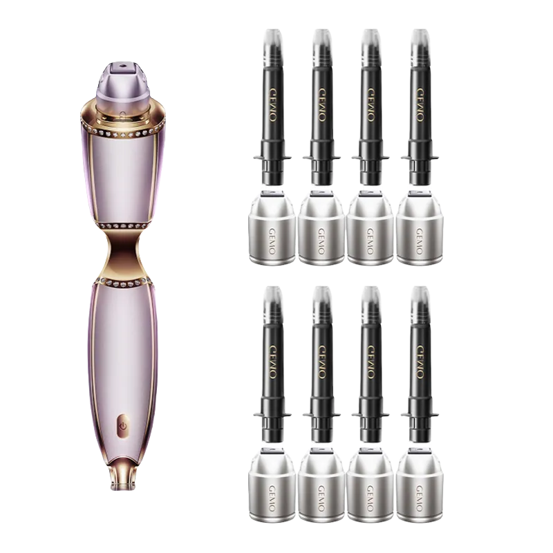 GEMO High End Needle-free Mesotherapy Beauty Device W10 with Anti-Aging Supply Pack