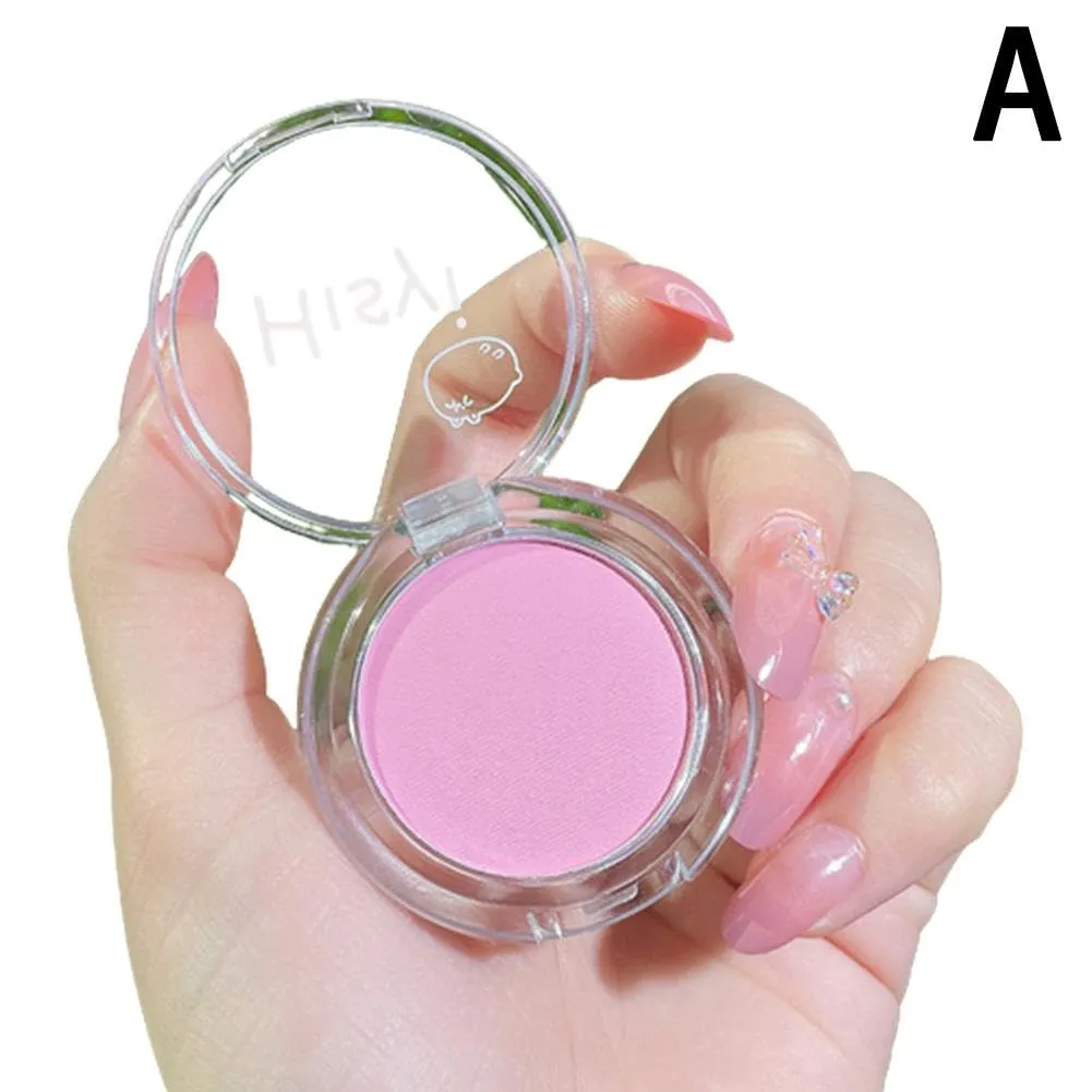 Girl Peach Cream Makeup Blush Palette Cheek Contour Powder Face Pigment Brow Palette Glitter J8B9 M Hairline