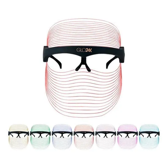GLO24K 7 Color Led Beauty Device - Face Mask 1pc