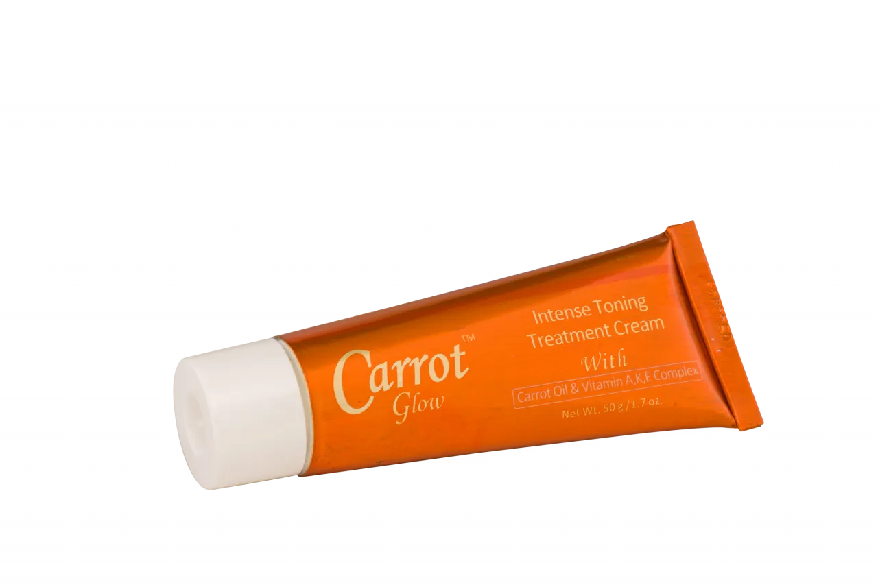 GLOW - Carrot Glow Intense Toning Treatment cream With Carrot Oil & Vitamin A, K & E complex