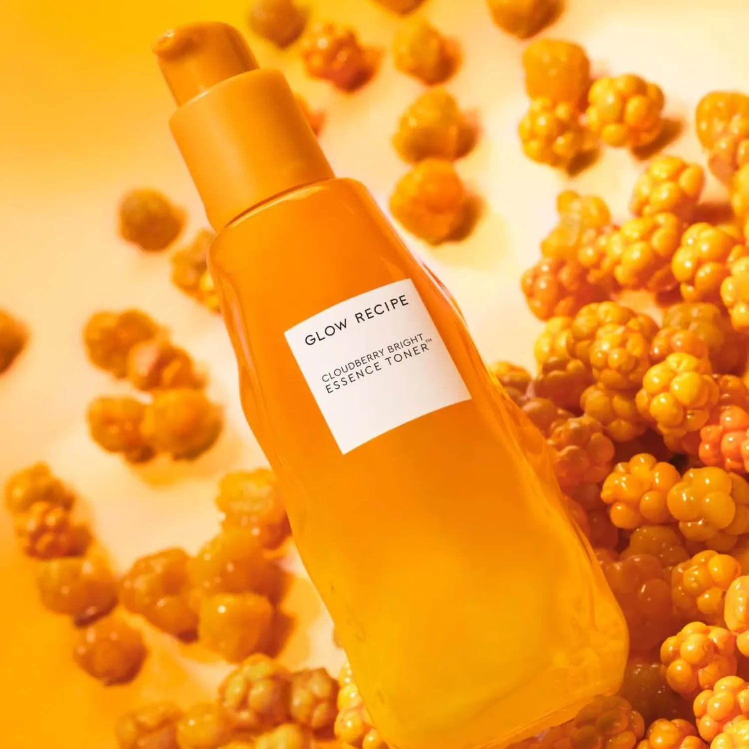 Glow Recipe Cloudberry Brightening Toner   Essence Skincare - CoQ10 Face Toner to Strengthen Skin Barrier   Hydrating Rice Water, Vitamin C, E & 5% Glycerin to Soften & Even Skin Tone (75ml)