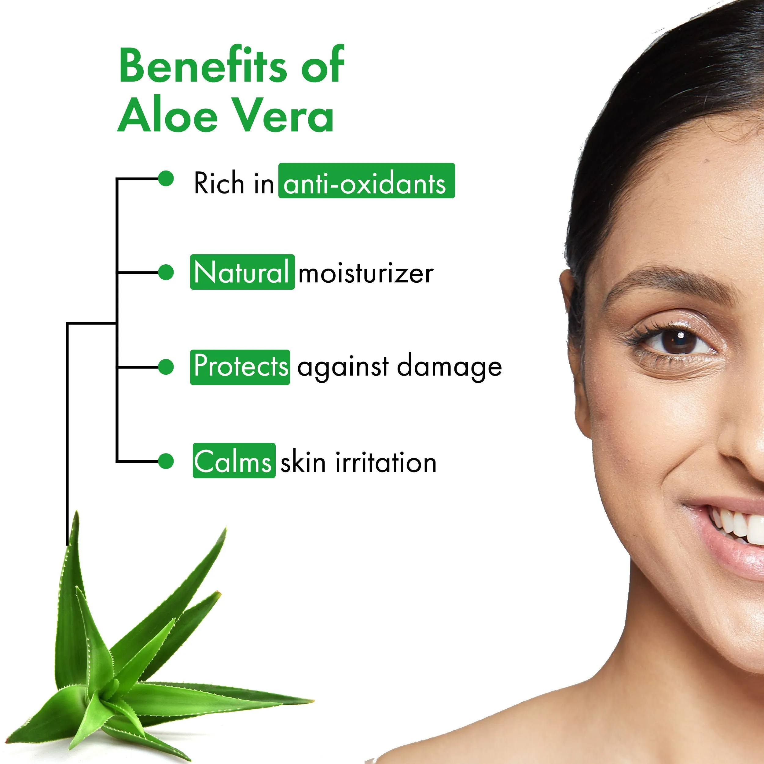 Good Vibes Aloe Vera Moisturizing Sunscreen Mattifying Cream SPF 30 | Anti-oxidant, Calming | Vegan, No Parabens, No Mineral Oil, No Silicones, No Animal Testing (50 g)