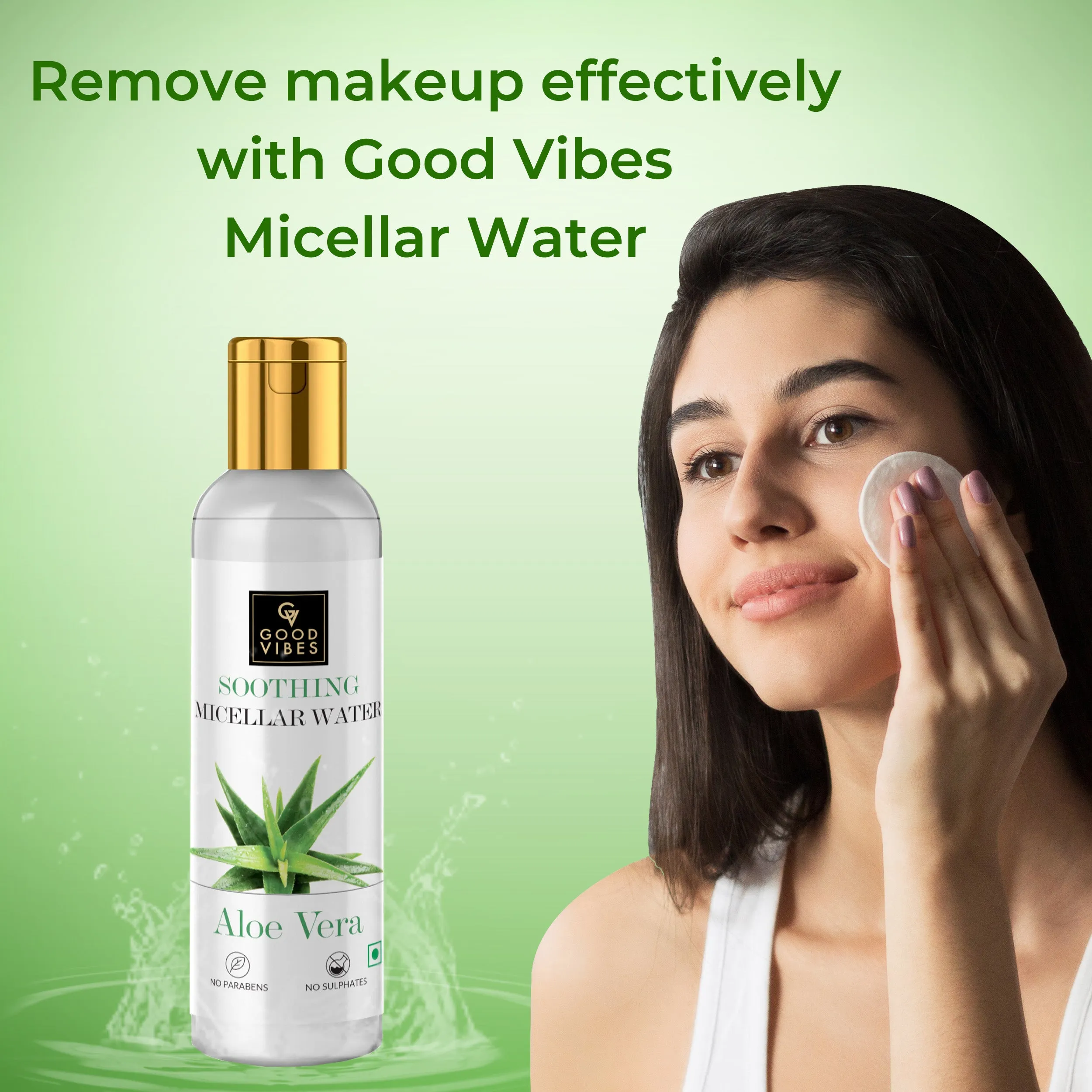 Good Vibes Soothing Micellar Water with Aloe Vera Extract (115ml)