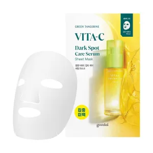 [goodal] Green Tangerine Vita-C Dark Spot Care Serum Sheet Mask 28g*10EA
