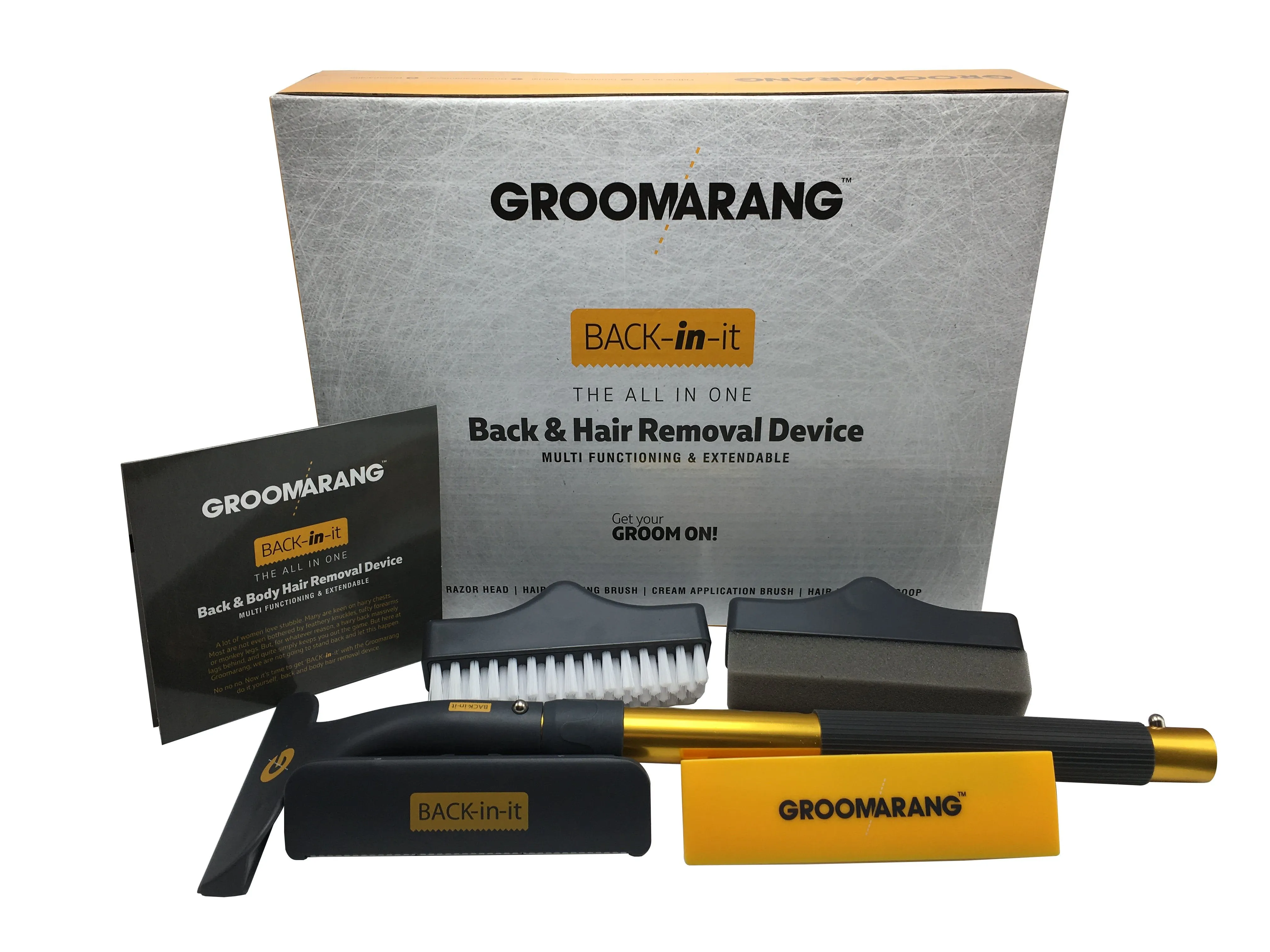 Groomarang 'Back In It'  Back and Body Hair Removal Device