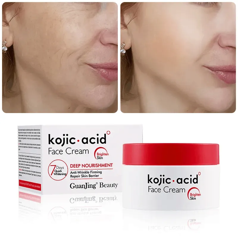 Guanjing Beauty Kojic Acid Anti-Wrinkle Face Cream - 50g