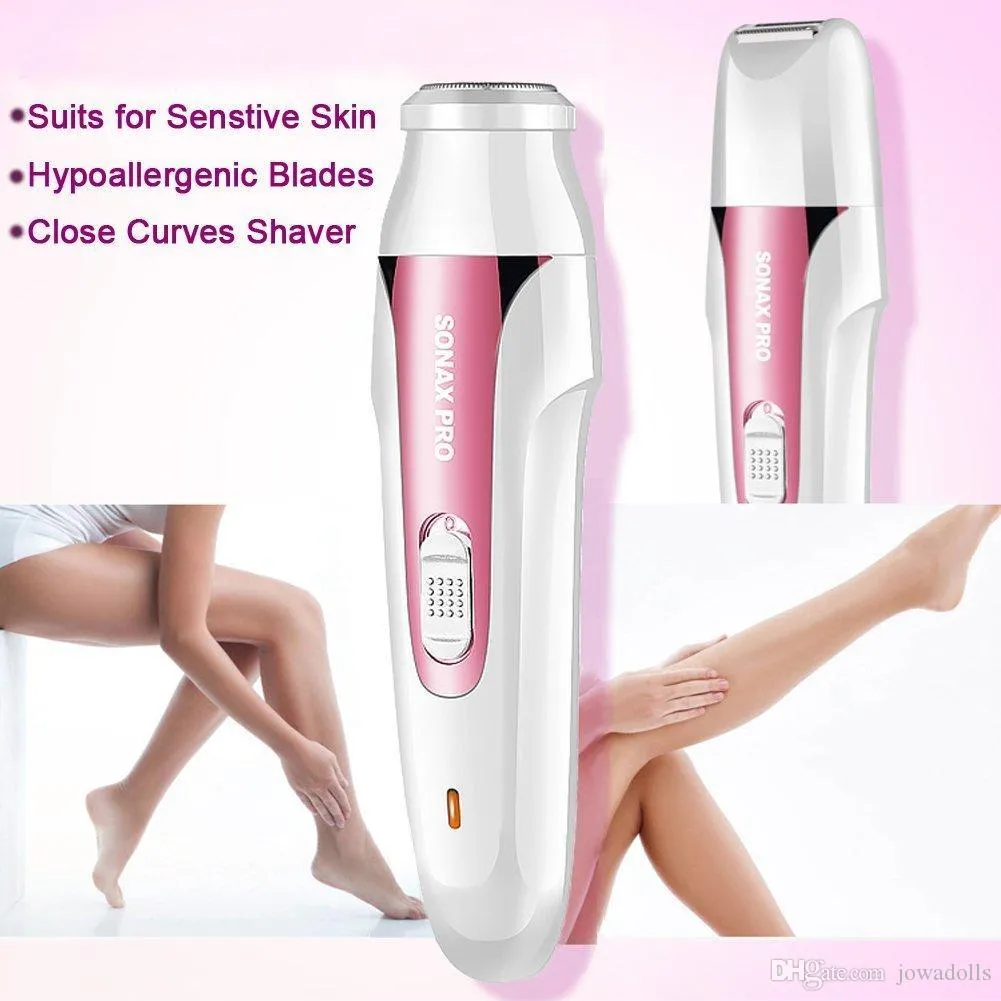 Hair Removal Hand held device with 5 interchangeable Attachments