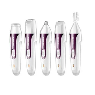 Hair Removal Hand held device with 5 interchangeable Attachments
