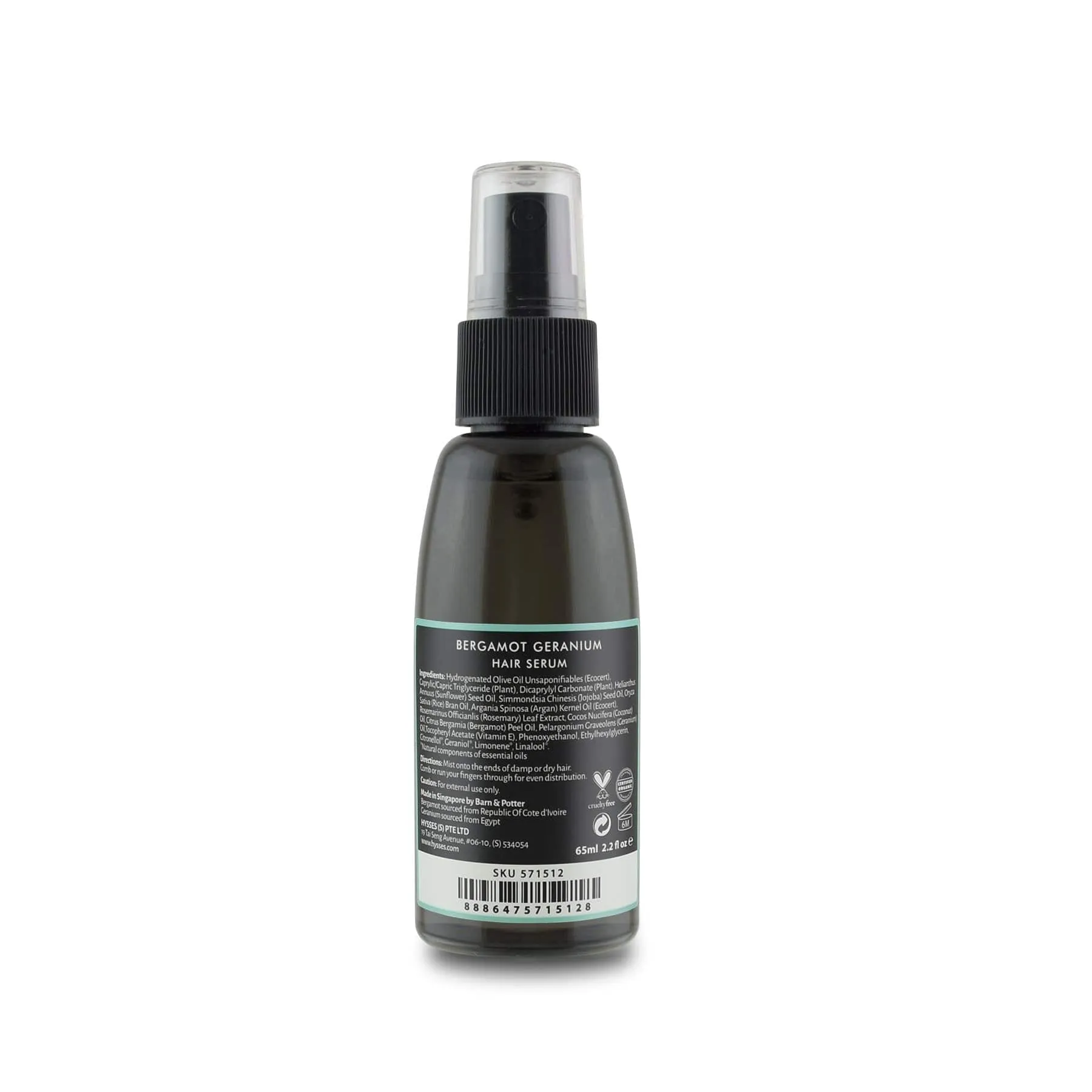 Hair Serum Bergamot Geranium, 65ML