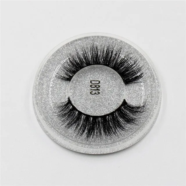 Hand Made Full Strip 3D Mink Lashes 13 Style