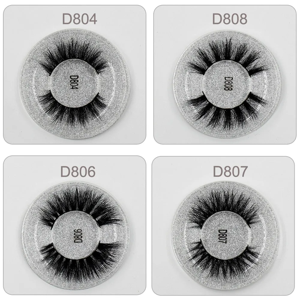 Hand Made Full Strip 3D Mink Lashes 13 Style