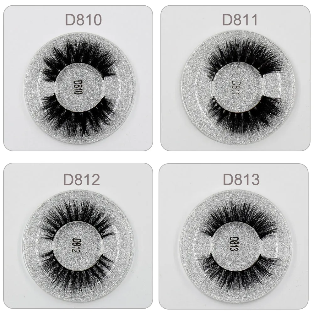 Hand Made Full Strip 3D Mink Lashes 13 Style