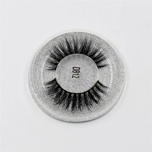 Hand Made Full Strip 3D Mink Lashes 13 Style
