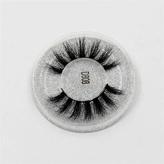 Hand Made Full Strip 3D Mink Lashes 13 Style