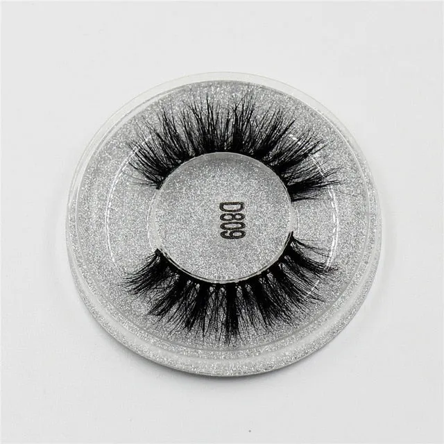 Hand Made Full Strip 3D Mink Lashes 13 Style