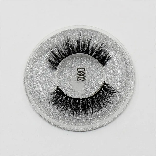 Hand Made Full Strip 3D Mink Lashes 13 Style
