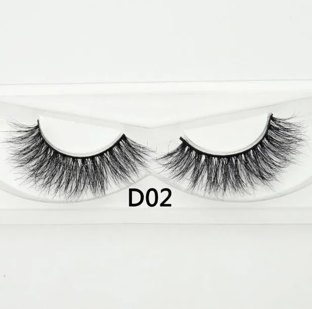 handmade Reusable False 3D Mink eyelashes