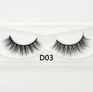 handmade Reusable False 3D Mink eyelashes
