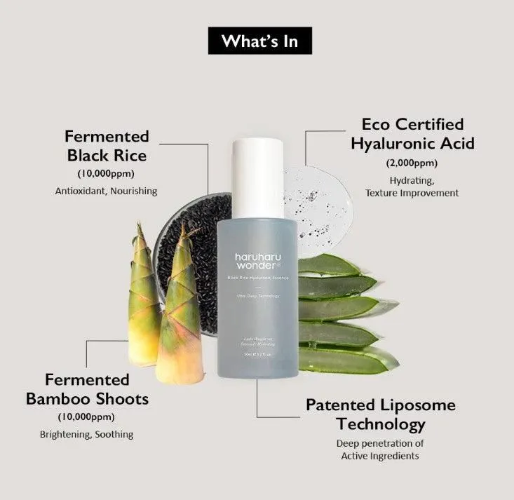 haruharu wonder Black Rice Hyaluronic Essence 50ml