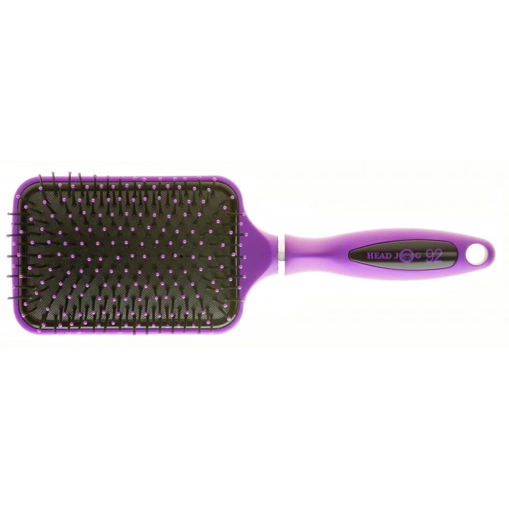 Head Jog 92 Purple Paddle Brush