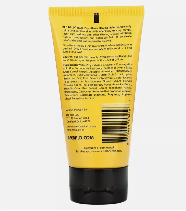 Heal Head & Face, Post-Shave Healing Balm, 2 fl oz (59 ml)