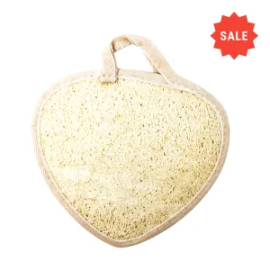 Heart-shaped body loofah
