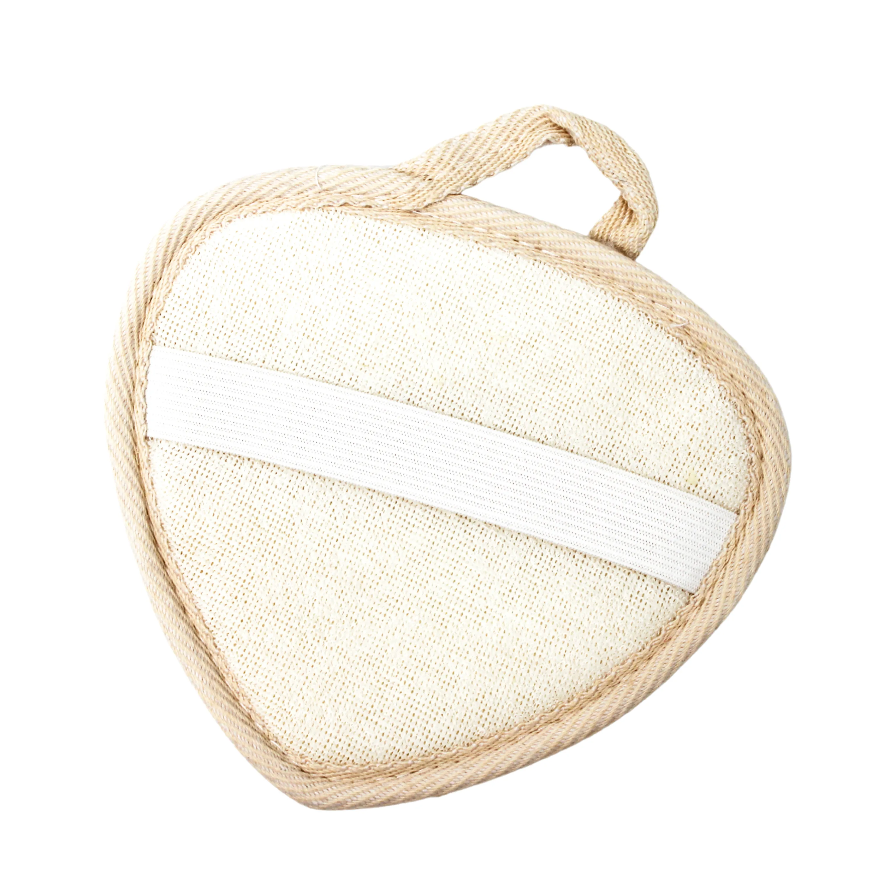 Heart-shaped body loofah