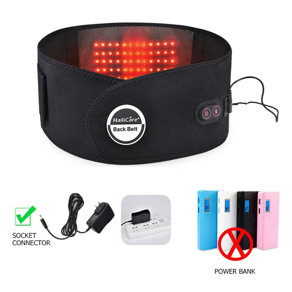 Heating Vibration Waist Massager Belt