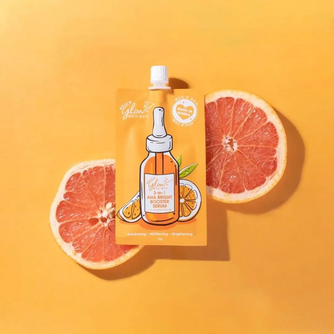 HELLO GLOW - 3-in-1 AHA Bright Booster Serum 20g