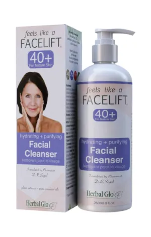 Herbal Glo Facelift 40  Facial Cleanser 250 ml