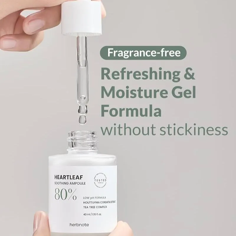HERBNOTE Heartleaf 80% Soothing Ampoule 40ml, 1pc