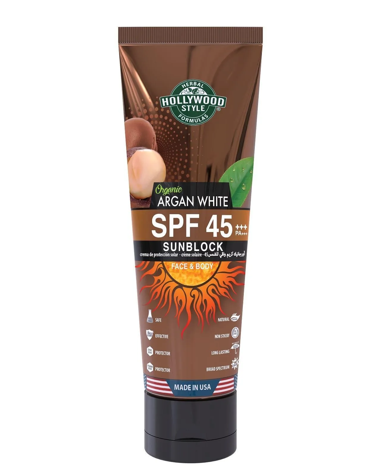 HOLLYWOOD STYLE SUNBLOCK SPF45 100ML