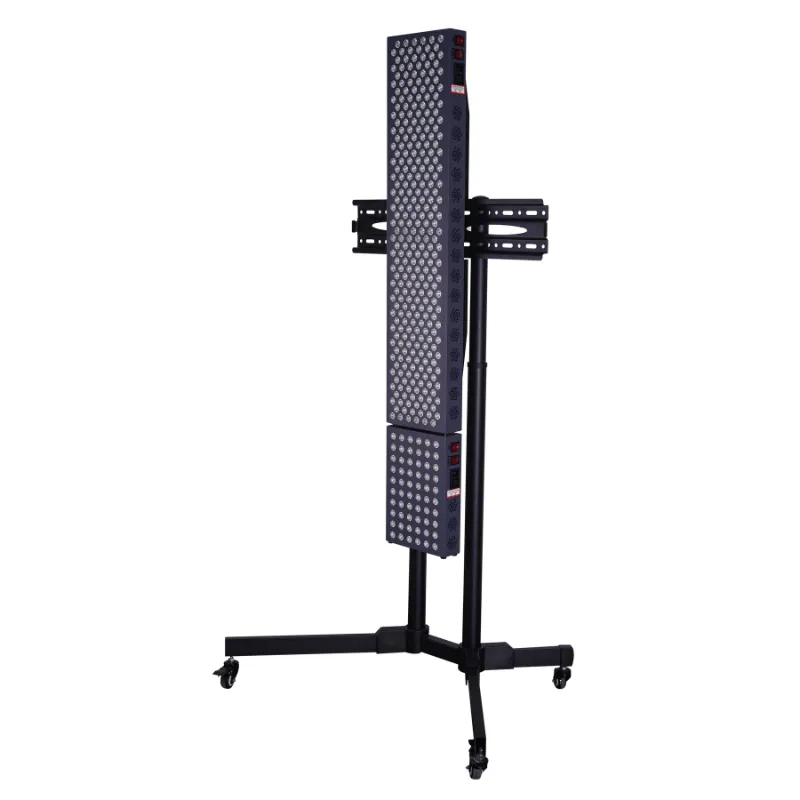 Hooga PRO300   PRO1500 48.7" x 8.6" Red Light Therapy Panels & Vertical Stand Kit