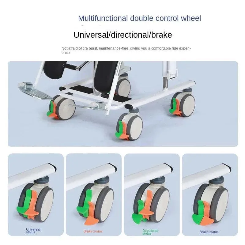 Horizontal displacement machine with three states of sitting walking and lying  bed rest for elderly  lifting transfer machine