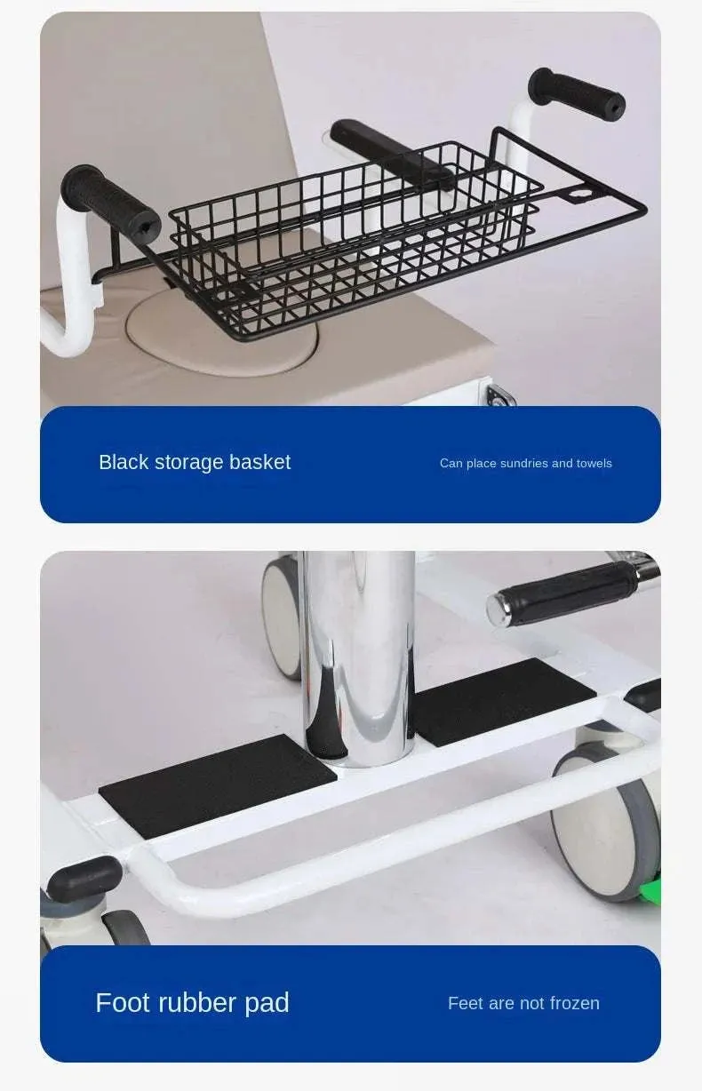 Horizontal displacement machine with three states of sitting walking and lying  bed rest for elderly  lifting transfer machine