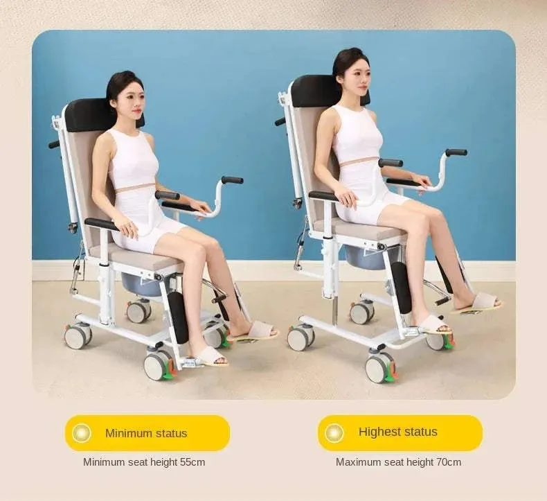 Horizontal displacement machine with three states of sitting walking and lying  bed rest for elderly  lifting transfer machine